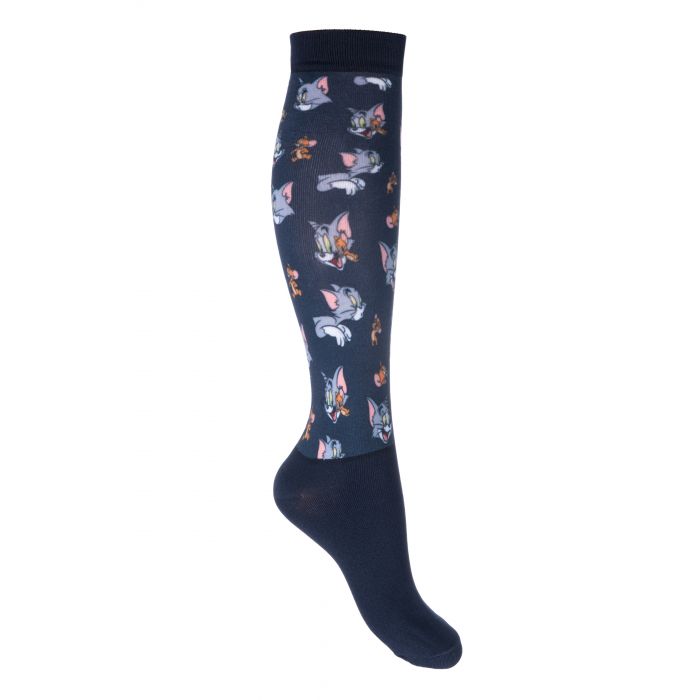 HKM - Chaussettes -Tom and Jerry- bleu foncé