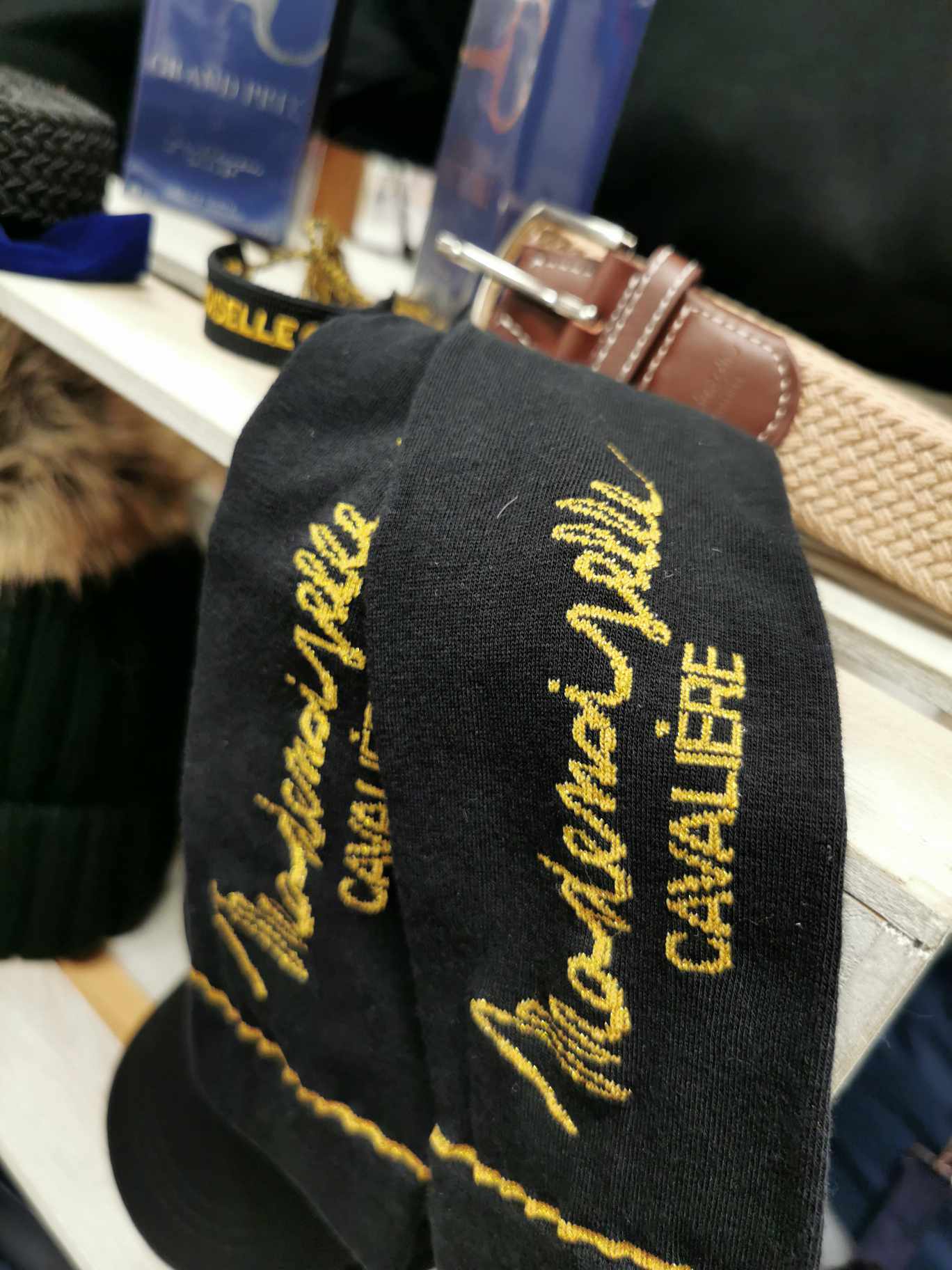Mademoiselle Cavalière - Chaussettes équitation So Chic -