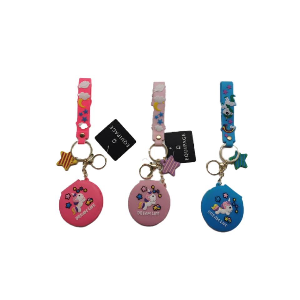 Equipage - Porte-clés licorne avec miroir
