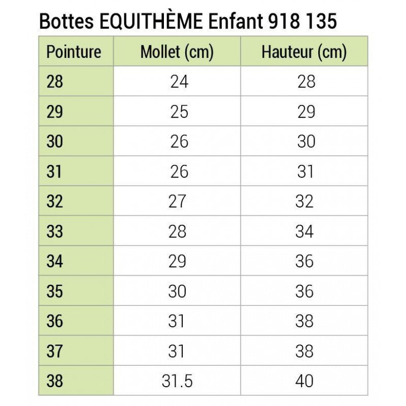 Equithème - Bottes "Enfant"