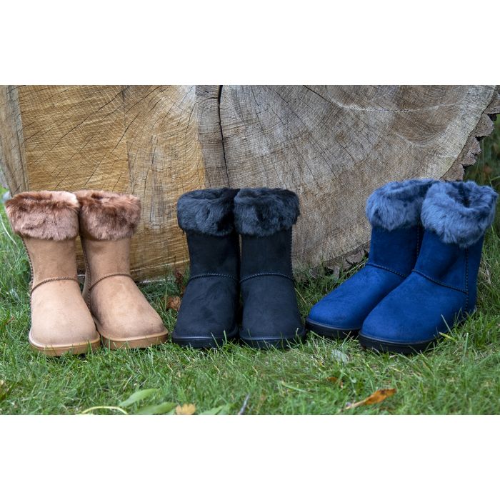HKM - Bottines fourrées imperméables moumoute Davos