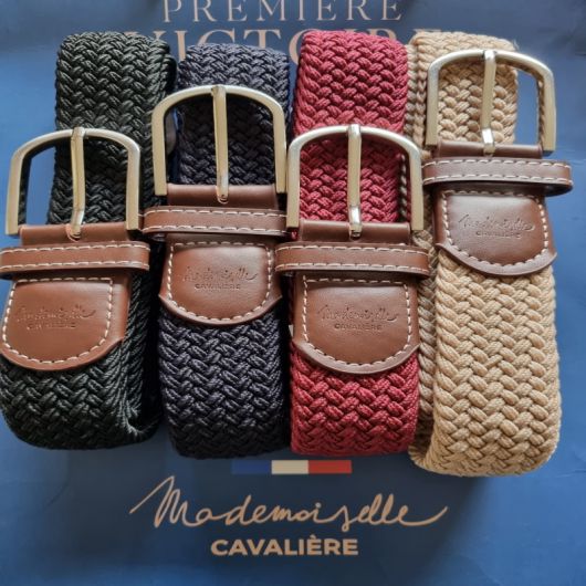 Mademoiselle Cavalière - Ceinture tressée équitation MC