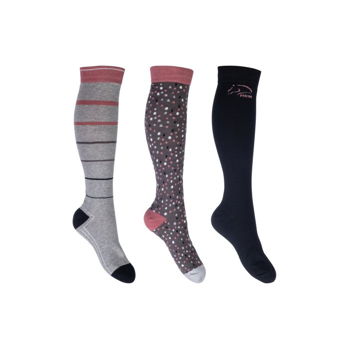 HKM - Chaussettes Miami lot de 3 paires