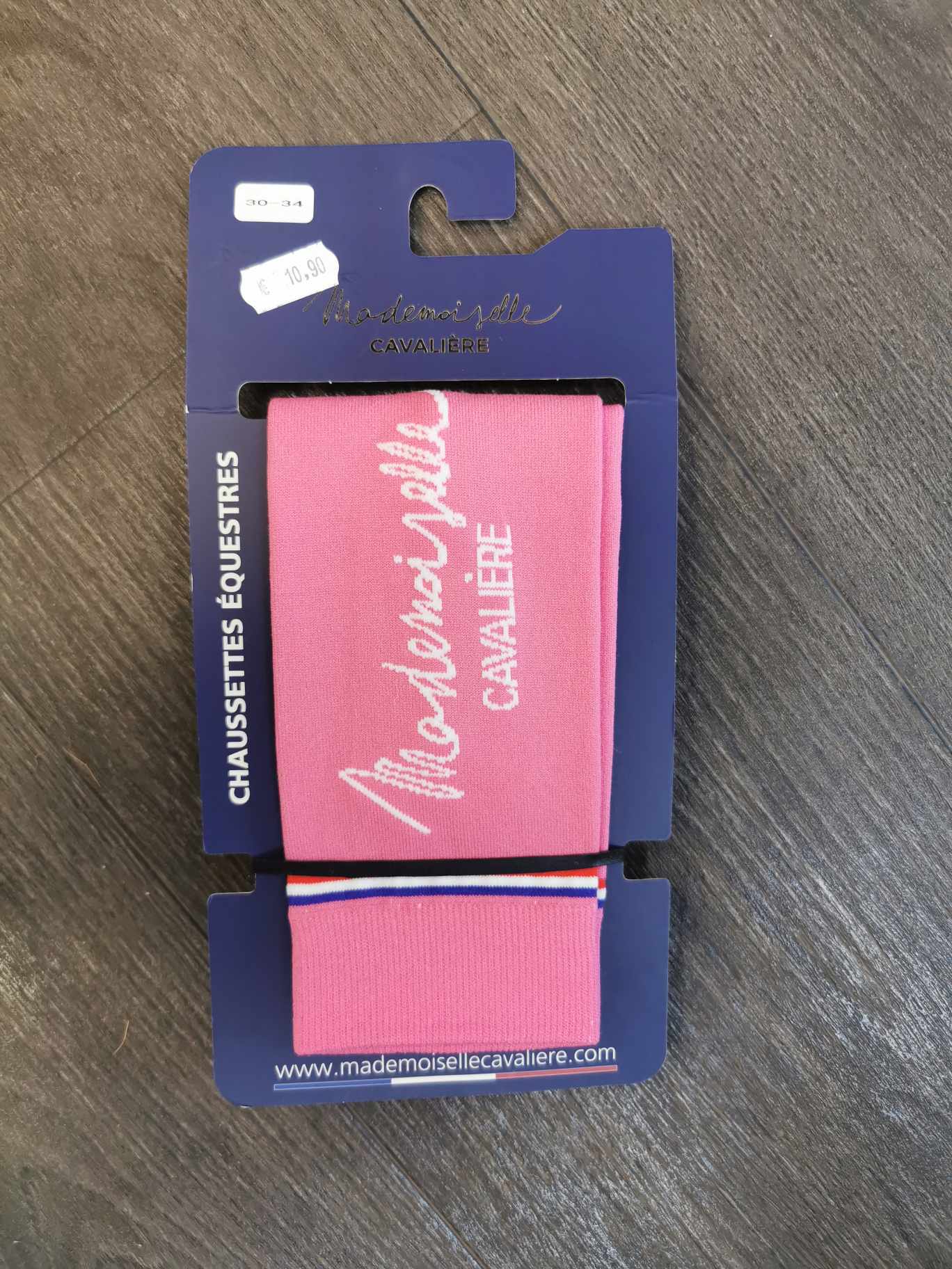 Mademoiselle Cavalière - Chaussettes équitation So Chic -