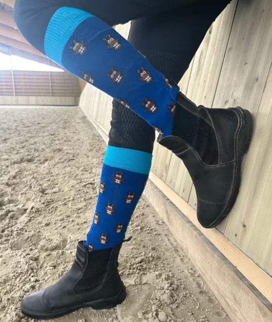 Les Quetons - Chaussettes d'équitation fun Kozy Socks