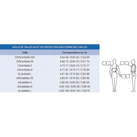 Equithème - Gilet de protection "Belt"