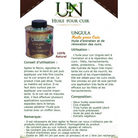 Ungula - Huile pour Cuir 400mL