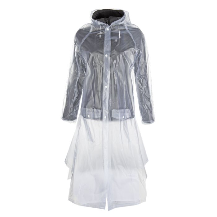 HKM - Imperméable, transparent avec fente de dos