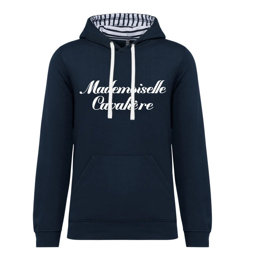 Mademoiselle Cavalière - Sweat à Capuche Femme