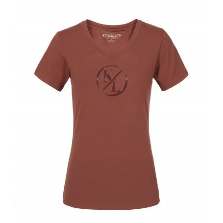 Kingsland - Tee Shirt Femme Olania Marron