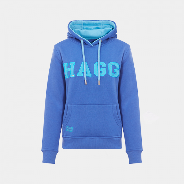 HAGG - SWEAT À CAPUCHE FEMME Bleu Intense