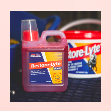 Equine Products - Restore-Lyte Liquid | 2 EN 1 ÉLECTROLYTES + ÉNERGIE
