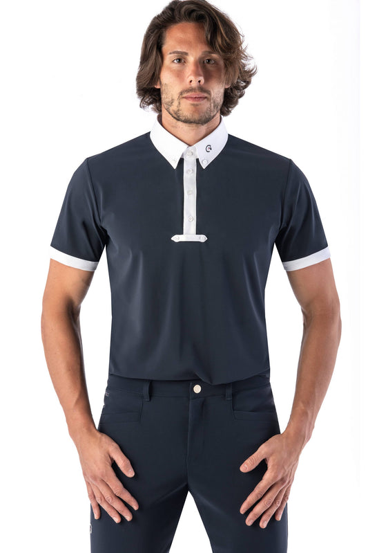EGO7 - Chemise de concours Top-short sleeve for Man  Navy