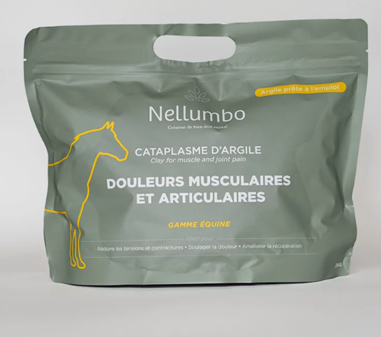 Nellumbo - Cataplasme d'argile Douleurs musculaires & articulaires