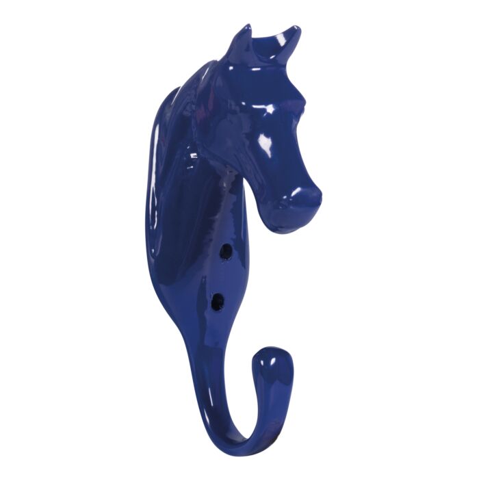 HKM - Porte manteau / Porte filet en tête de cheval aluminium