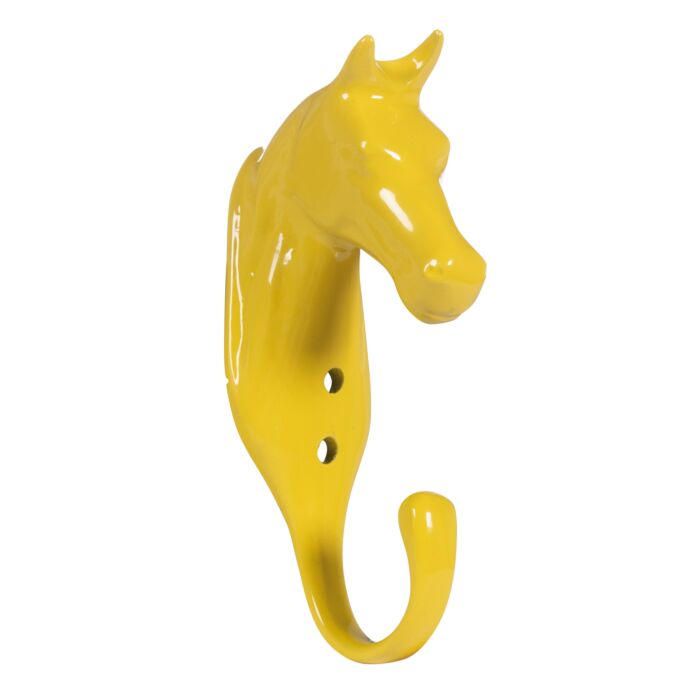 HKM - Porte manteau / Porte filet en tête de cheval aluminium