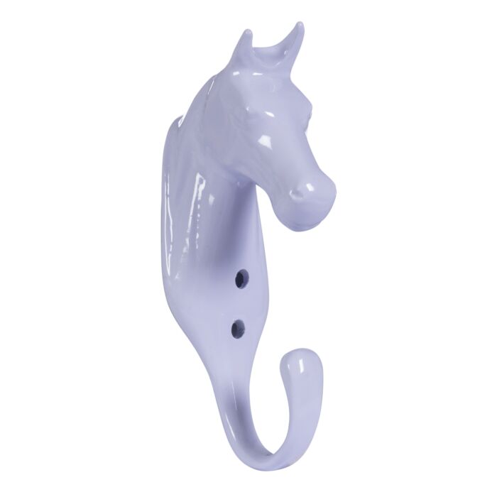 HKM - Porte manteau / Porte filet en tête de cheval aluminium