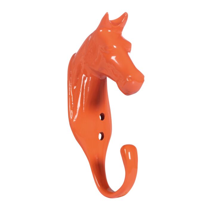 HKM - Porte manteau / Porte filet en tête de cheval aluminium