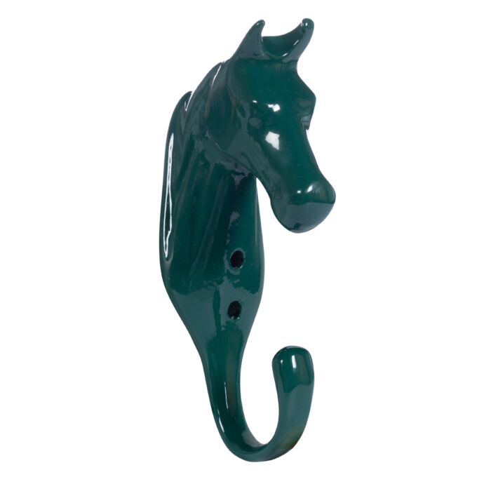 HKM - Porte manteau / Porte filet en tête de cheval aluminium