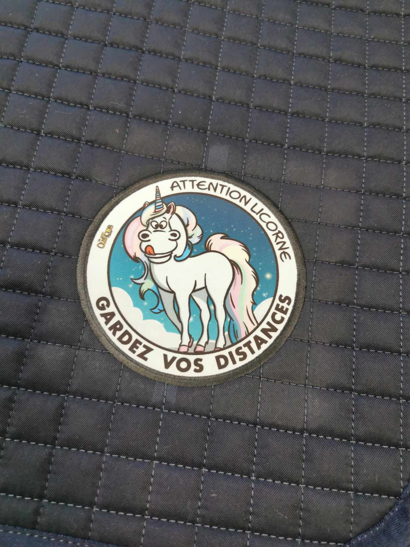 Les Quetons - Tapis de Selle Licorne